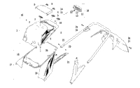 Rear Bumper, Storage Box, And Taillight Assembly