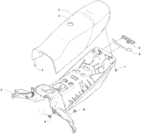 Seat And Taillight Assembly