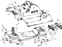 Gas Tank, Seat, And Taillight Assemblies