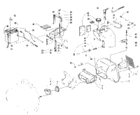 Battery, Air Silencer, And Oil Tank