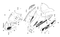 Hood, Windshield, And Front Bumper Assembly