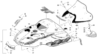 Hood And Windshield Assembly