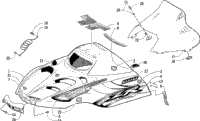 Hood And Windshield Assembly