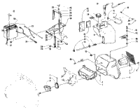 Battery, Air Silencer, And Oil Tank