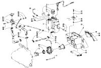 Oil/Water Tank, Carburetor, And Silencer Assemblies