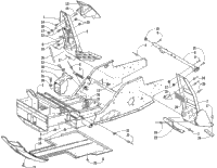 Front Frame And Footrest Assembly