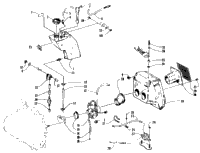 Oil Tank, Carburetor, Fuel Pump, And Silencer