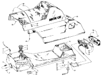 Gas Tank, Seat, And Taillight Assemblies