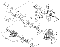 Drive Train Shafts And Brake Assemblies