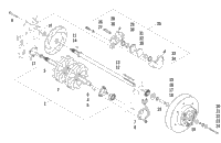 Drive Train Shafts And Brake Assemblies