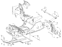 Front Frame And Footrest Assembly