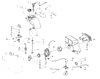 Oil Tank, Carburetor, Fuel Pump, And Silencer