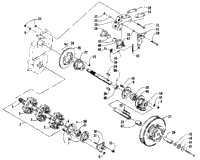 Drive Train Shafts And Brake Assemblies
