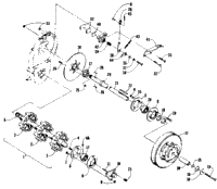Drive Train Shafts And Brake Assemblies