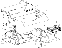 Gas Tank, Seat, And Taillight Assemblies