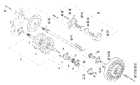 Drive Train Shafts And Brake Assemblies
