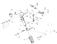 Shock Absorber And Sway Bar Assembly