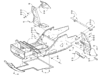 Front Frame And Footrest Assembly