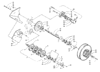 Drive Train Shafts And Brake Assemblies