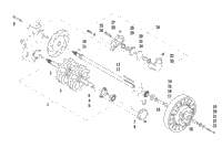 Drive Train Shafts And Brake Assemblies