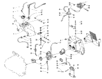 Oil Tank, Carburetor, Fuel Pump, And Silencer