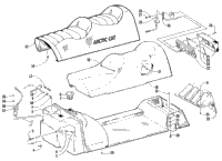 Gas Tank, Seat, And Taillight Assembly