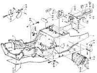 Front Frame, Footrest, And Guard Assemblies