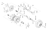 Drive Train Shafts And Brake Assemblies
