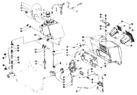 Oil Tank, Carburetor, Fuel Pump, And Silencer