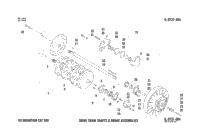 Drive Train Shafts And Brake Assemblies