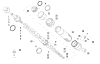 Rear Suspension Front Arm Shock Absorber