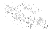 Drive Train Shafts And Brake Assemblies