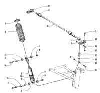 Shock Absorber And Sway Bar Assembly