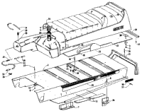 Tunnel, Gas Tank, And Seat