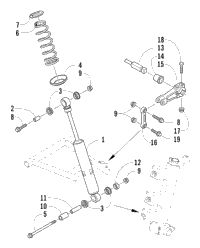Shock Absorber And Sway Bar Assembly