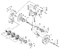 Drive Train Shafts And Brake Assemblies
