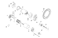 Electric Start - Starter Motor Assembly