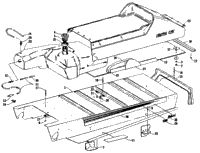 Tunnel, Gas Tank, And Seat