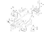 Chassis, Footrest, And Rear Bumper Assembly