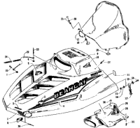 Hood And Windshield Assembly