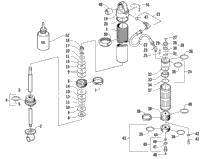 Rear Suspension Front Arm Shock Absorber