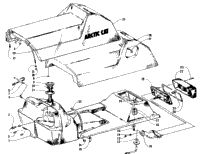 Gas Tank, Seat, And Taillight Assemblies