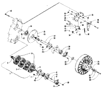 Drive Train Shafts And Brake Assemblies