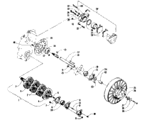 Drive Train Shafts And Brake Assemblies