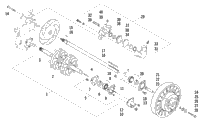 Drive Train Shaft And Brake Assemblies