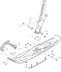Ski And Spindle Assembly