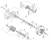 Drive Train Shafts And Brake Assemblies