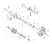 Drive Train Shafts And Brake Assemblies