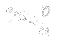 Electric Start - Starter Motor Assembly
