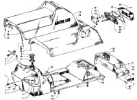 Gas Tank, Seat, And Taillight Assemblies
